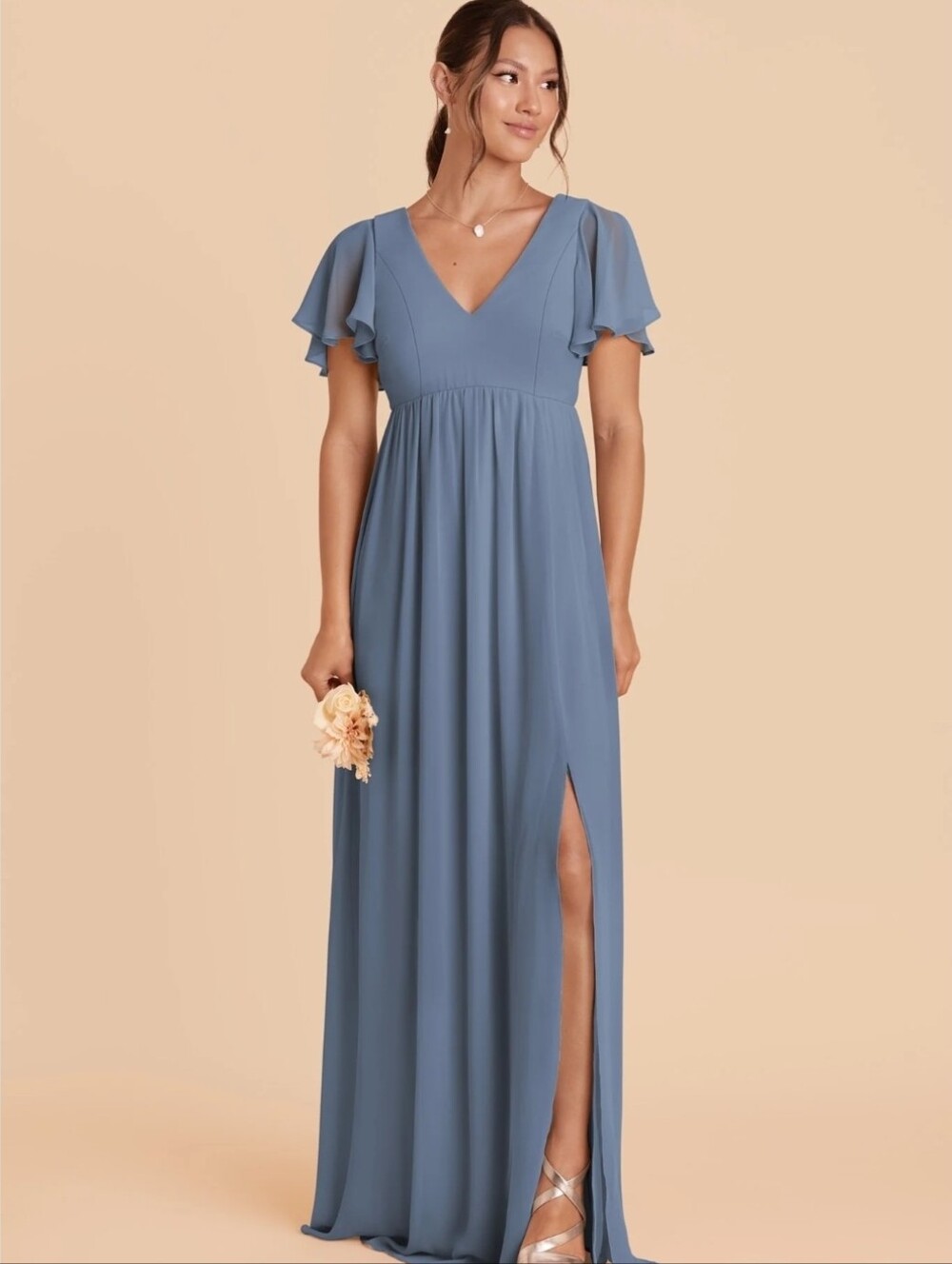 Birdy Grey Hannah Dress Chiffon French Blue Small